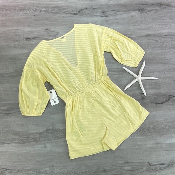 🔆BILLABONG🔆 Sun Valley LIGHT YELLOW Romper - Picture 10 of 14